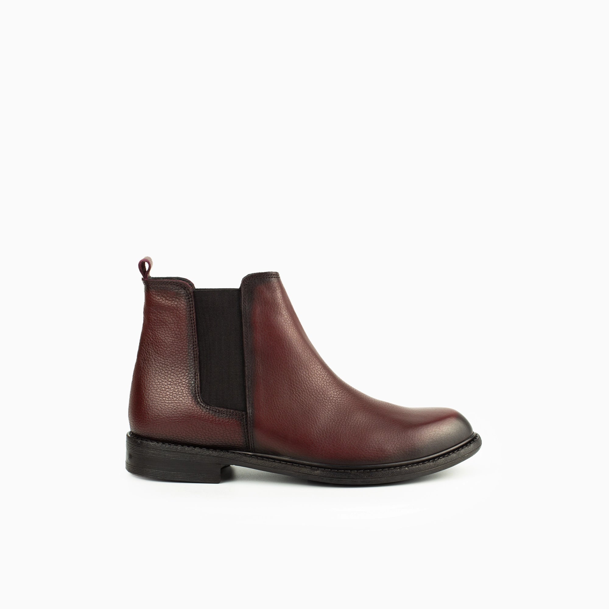 Notti Floater Grain Men's Chelsea Boots in — front view | Scarpetto