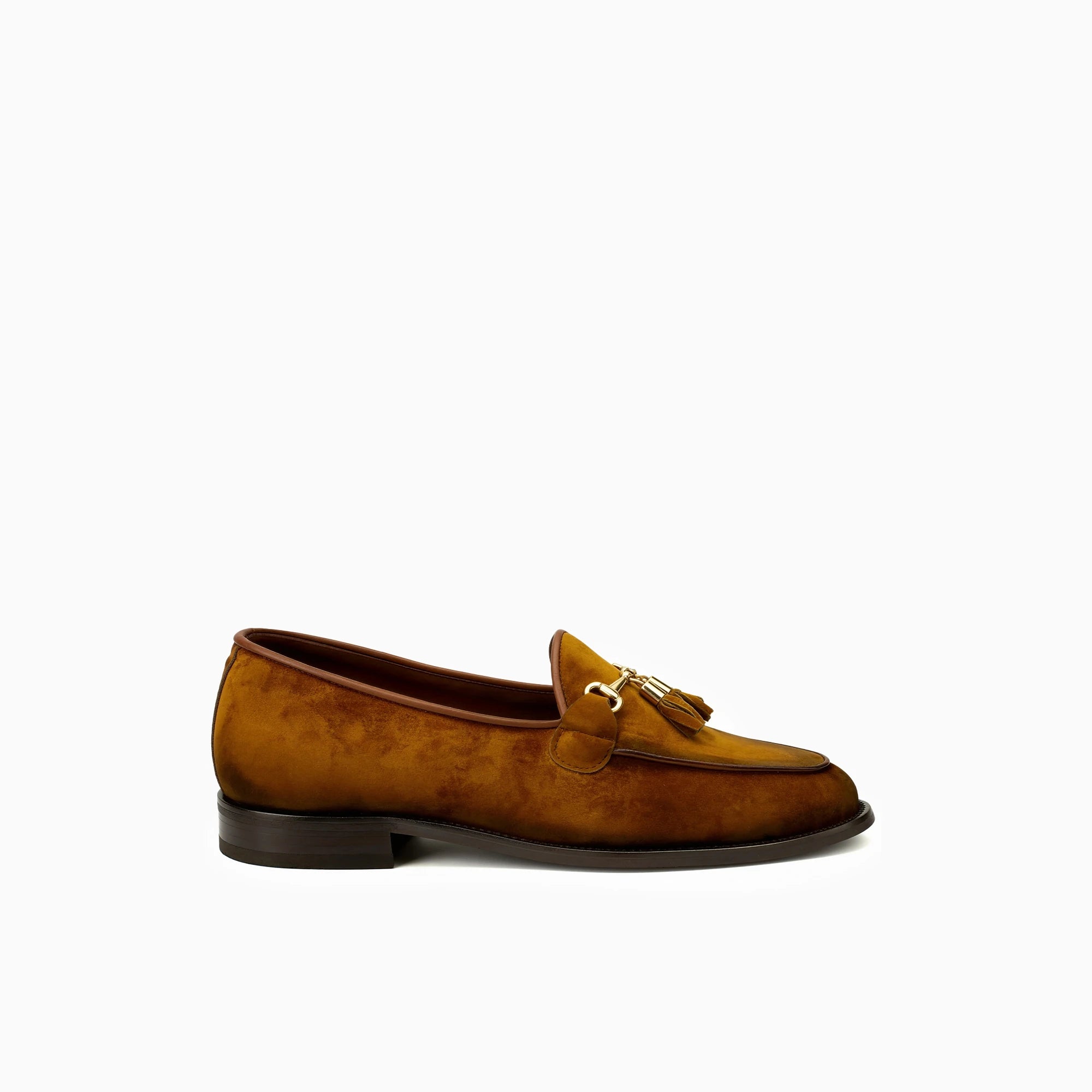 Men's Suede Leather Tassel Loafers
