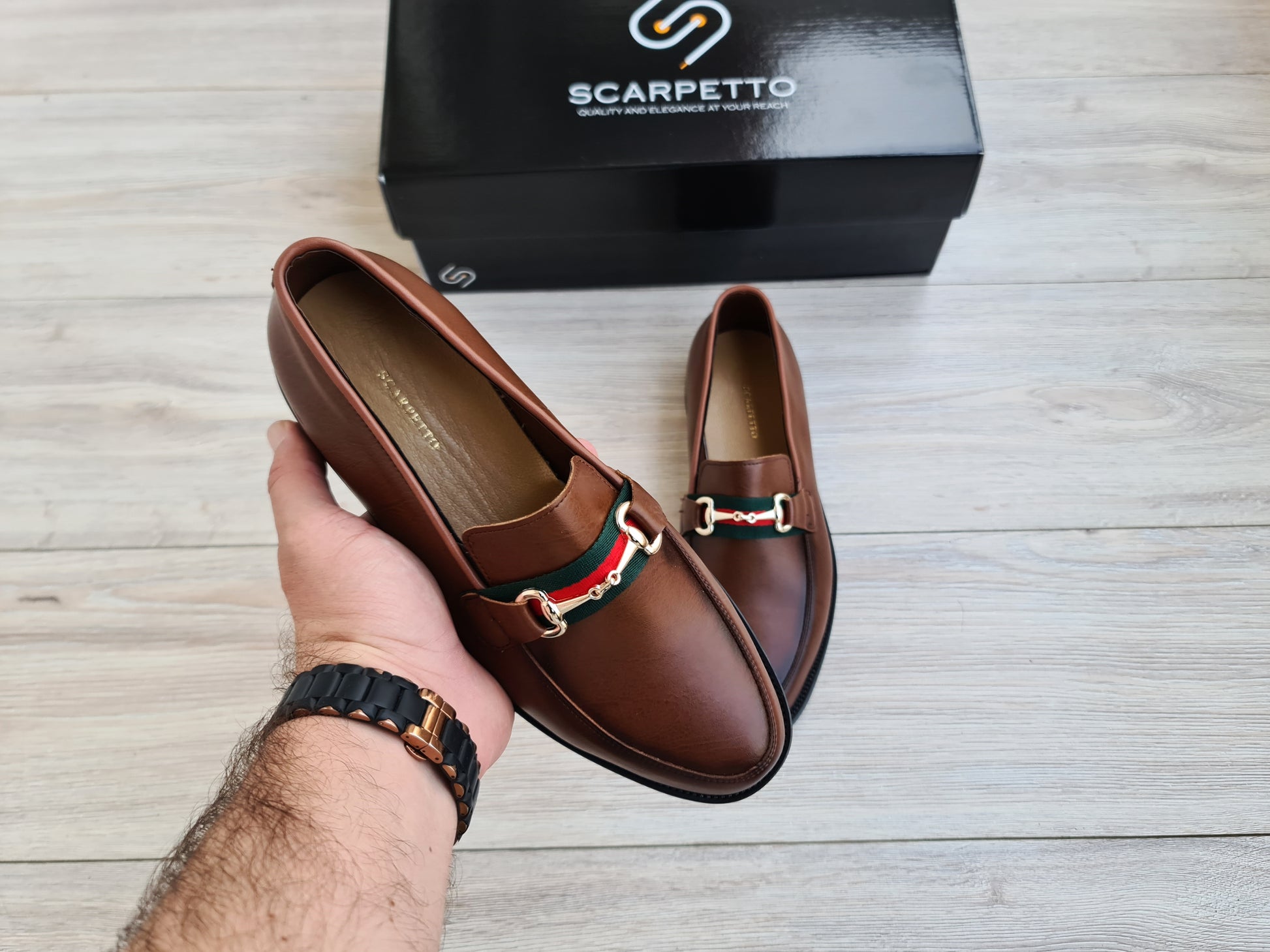 Men's Leather Loafers - Scarpetto