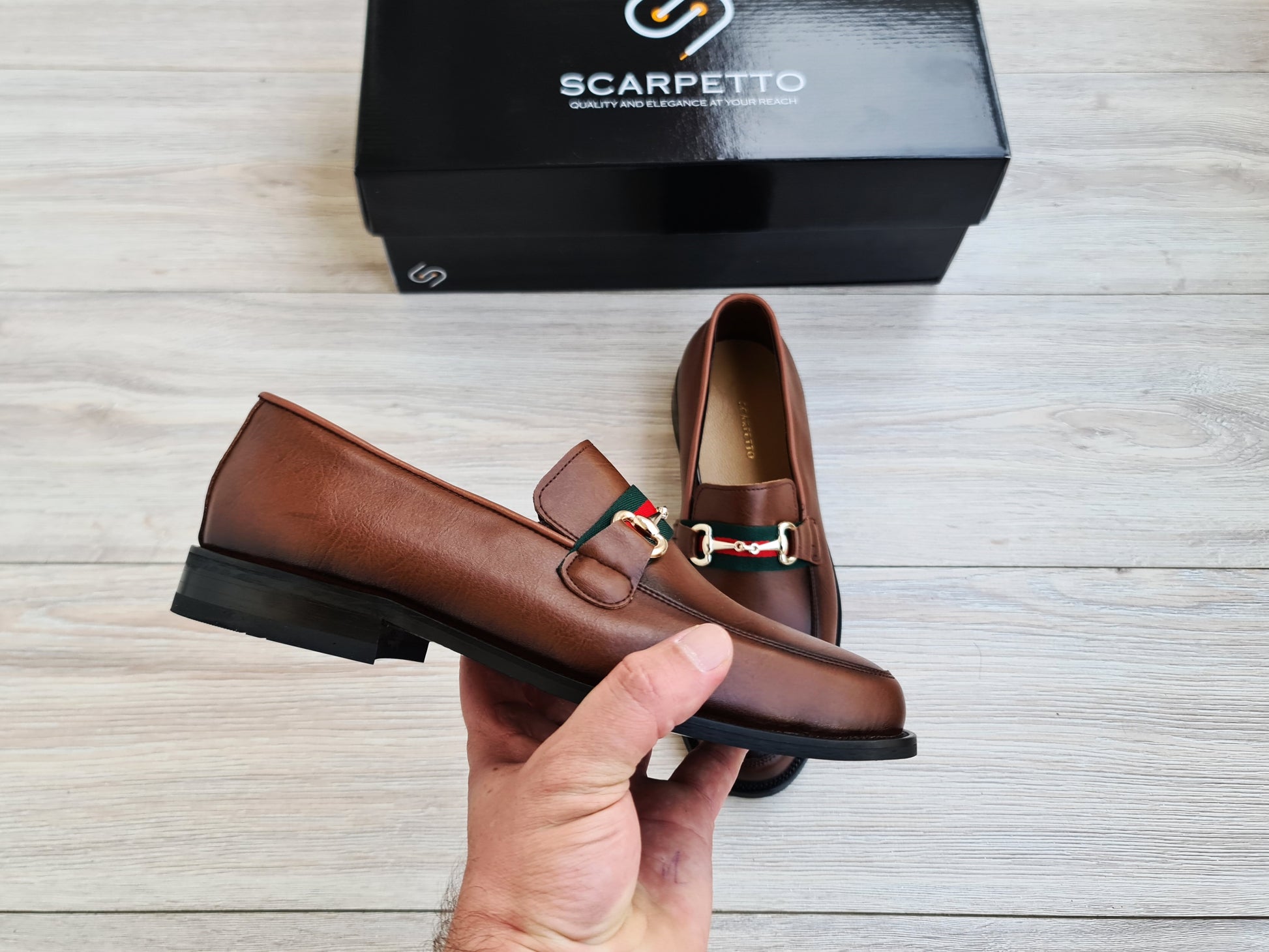 Men's Leather Loafers - Scarpetto