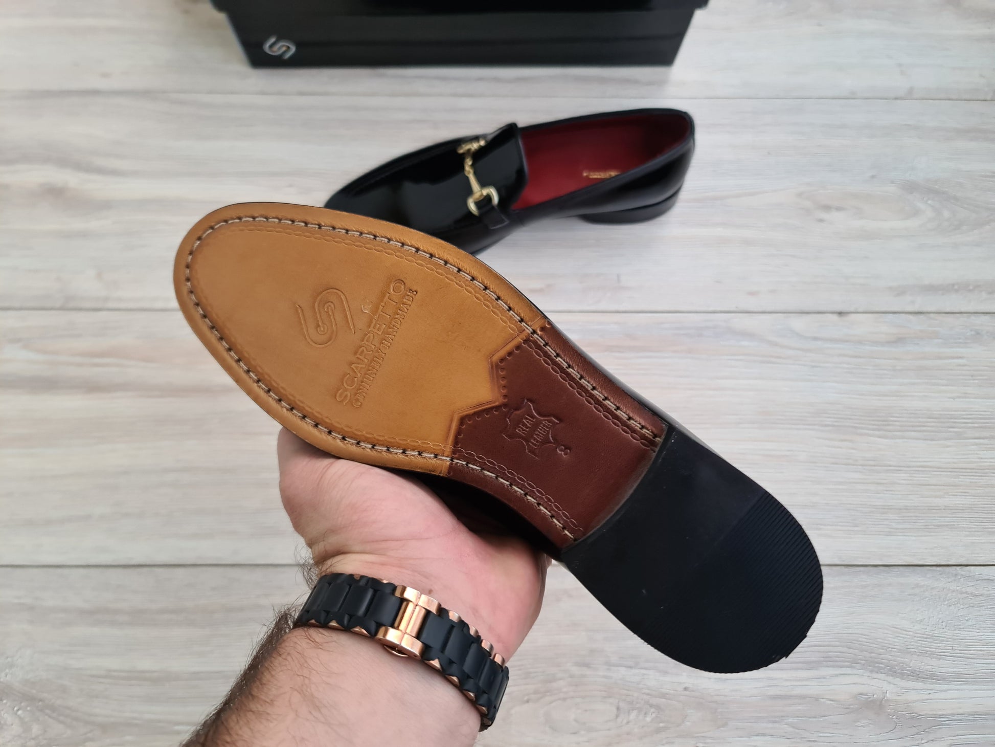 Premium Leather Handcrafted Men's Loafers - Scarpetto