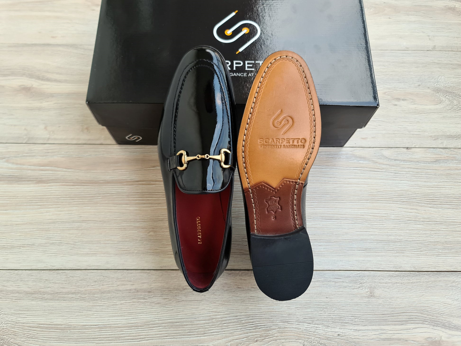 Premium Leather Handcrafted Men's Loafers - Scarpetto