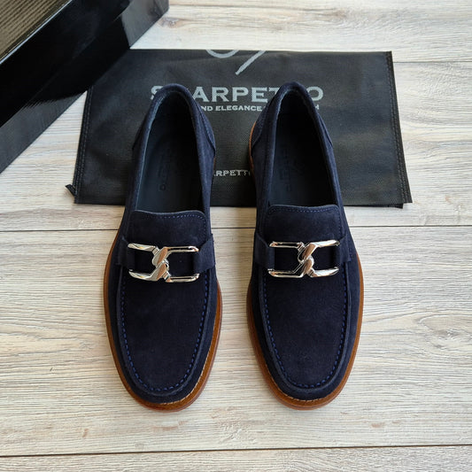 Suede Leather Handcrafted Men's Loafers