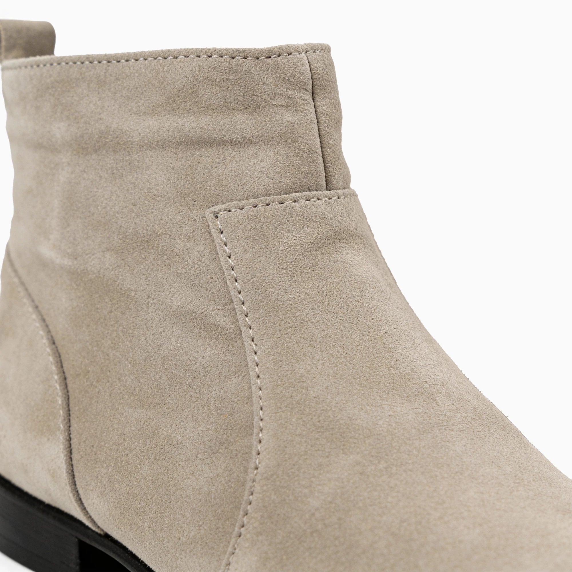 Raphael Beige Suede Chelsea Boots for Men — sole detail | Scarpetto