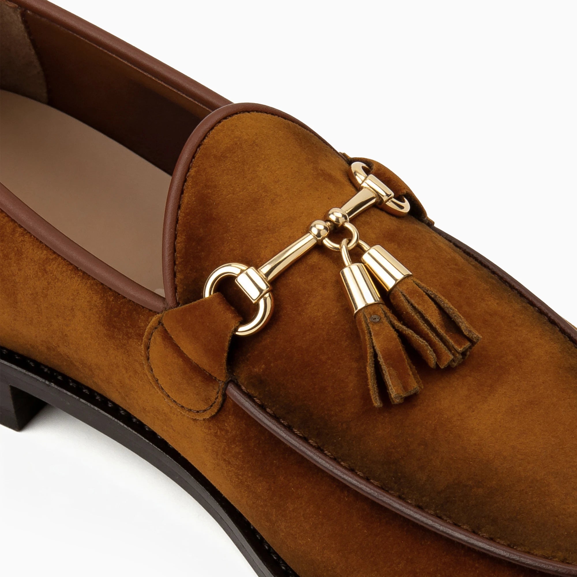 Men's Suede Leather Tassel Loafers