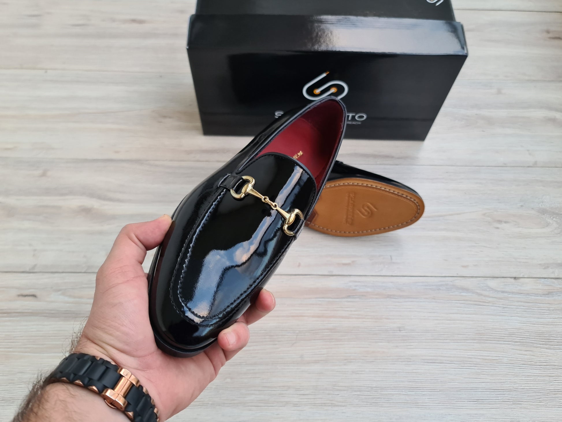 Premium Leather Handcrafted Men's Loafers - Scarpetto