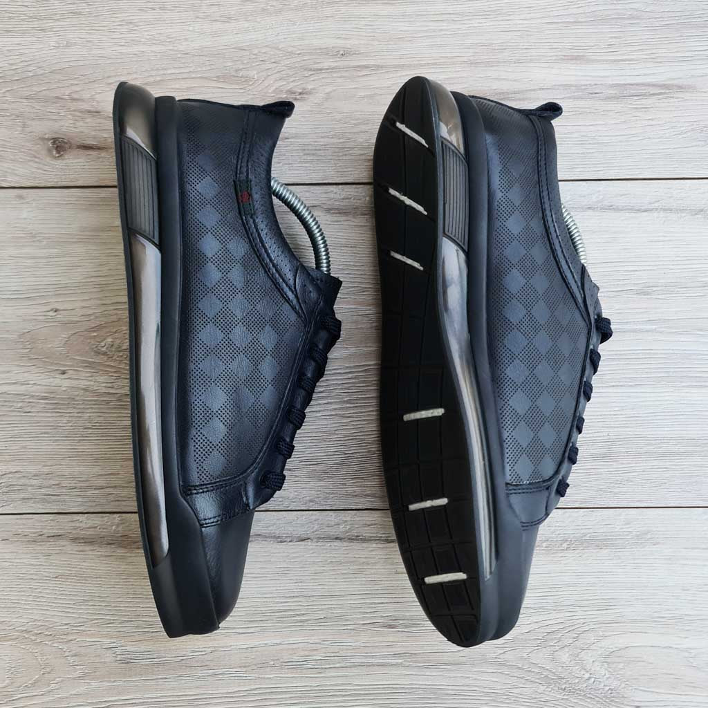 Louis Vuitton Damier Graphite Pattern Leather Sneakers sz 12
