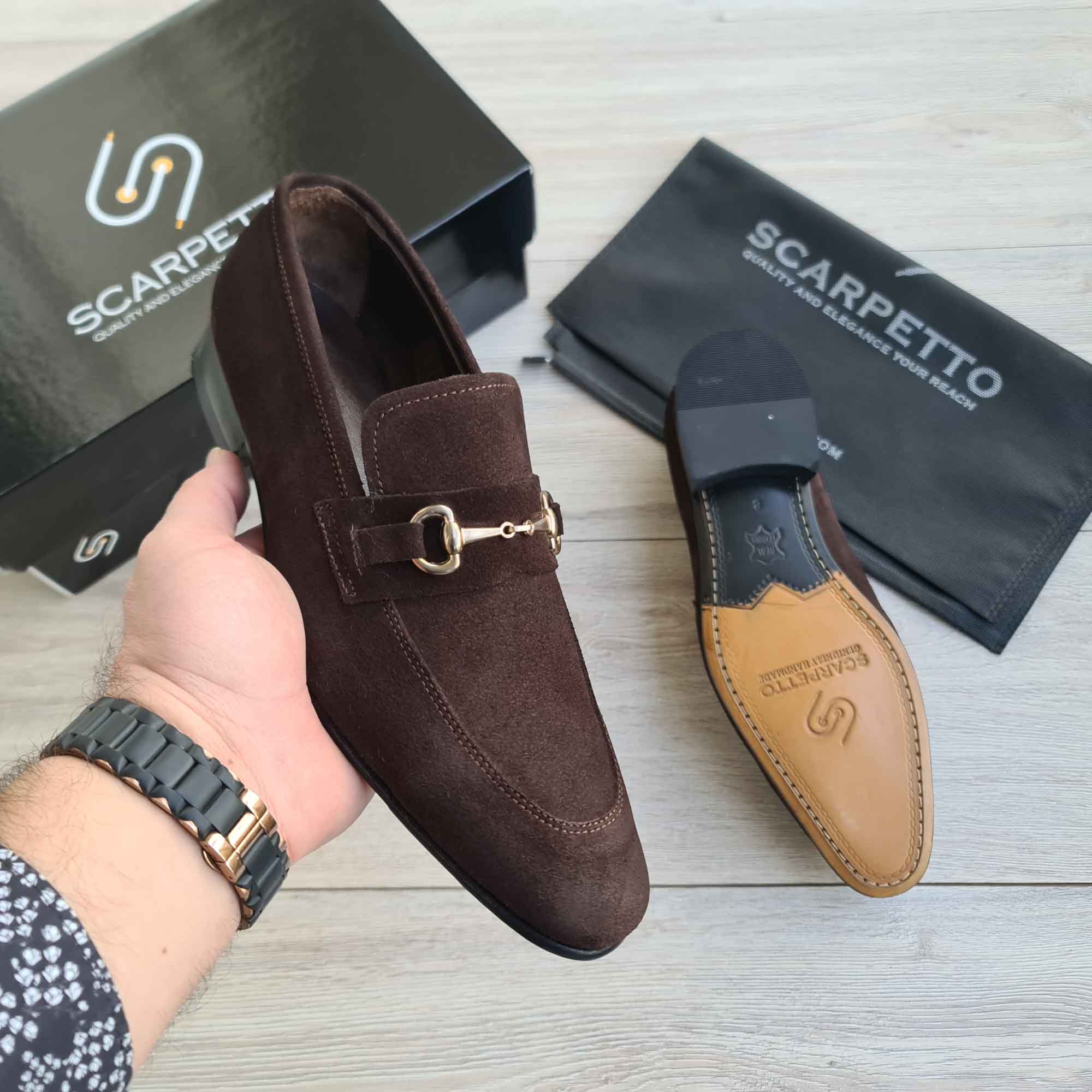 Premium Suede Leather Handcrafted Men's Loafers