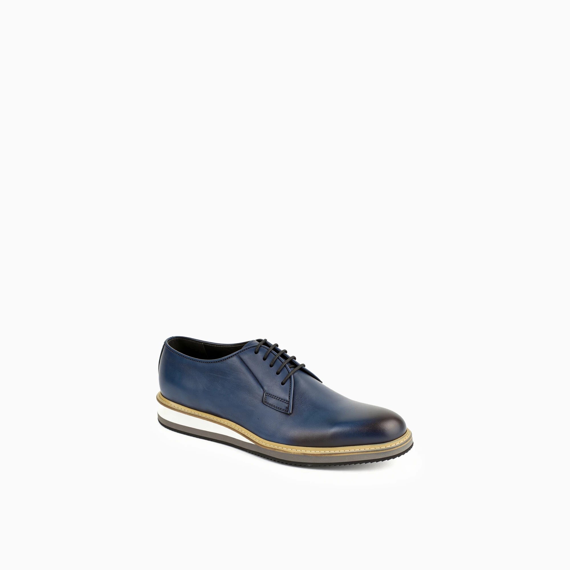 Vestito Ice Blue Men's Genuine Leather Derby Dress Shoes