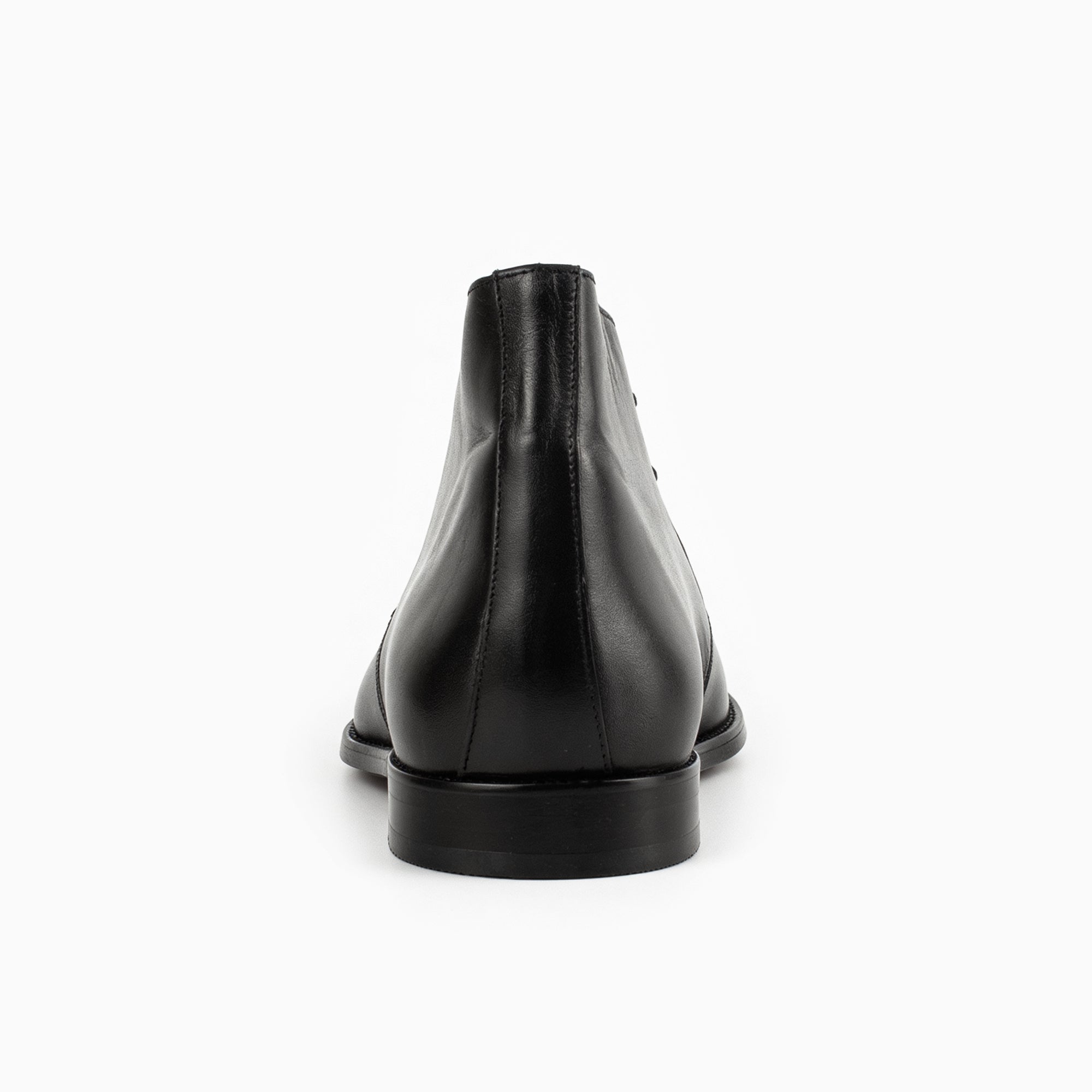 Breeze Black Men's Genuine Leather Chukka Boots