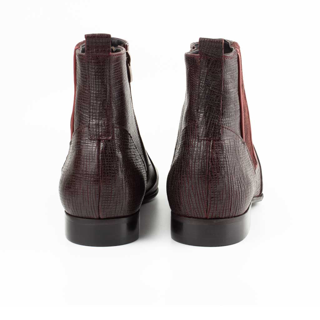 Raphael Legacy Croco Men's Chelsea Boots — sole detail | Scarpetto