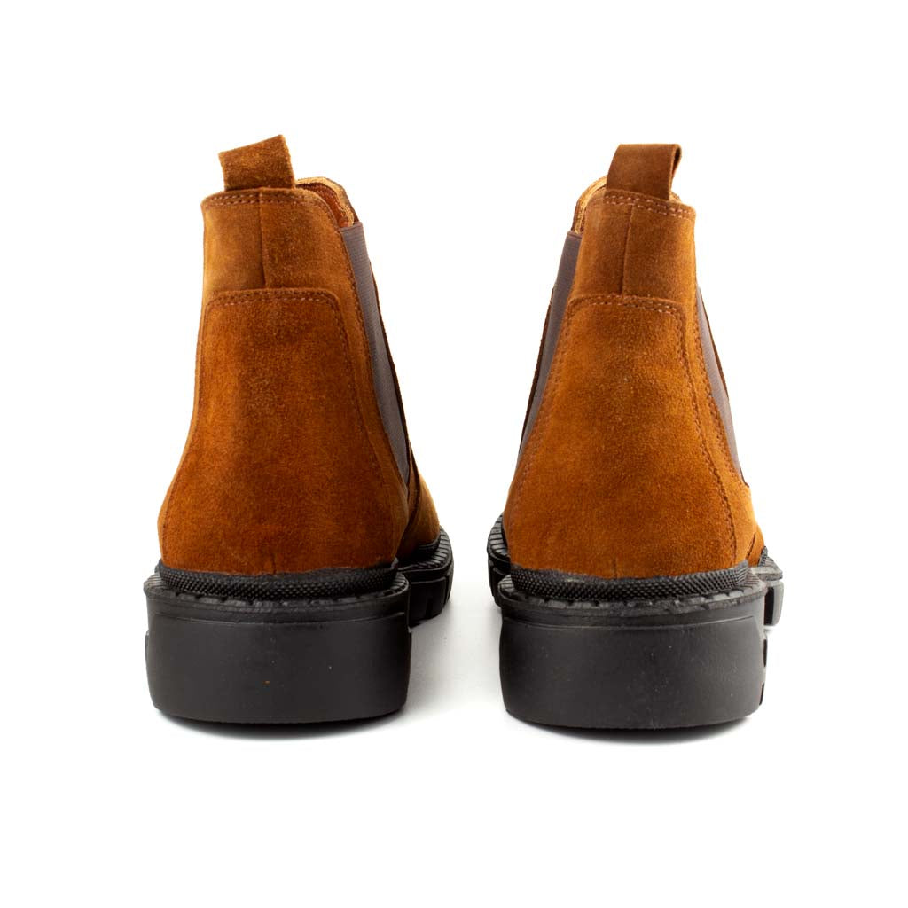 Gherardo Tobacco Men's Genuine Suede Leather Boots