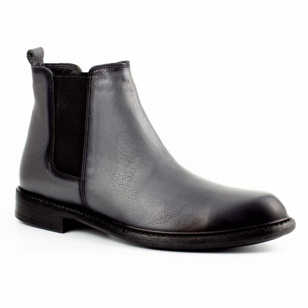 Notti Space Gray Men's Chelsea Genuine Leather Boots