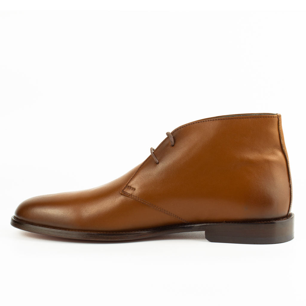 Breeze Brown Men's Genuine Leather Chukka Boots