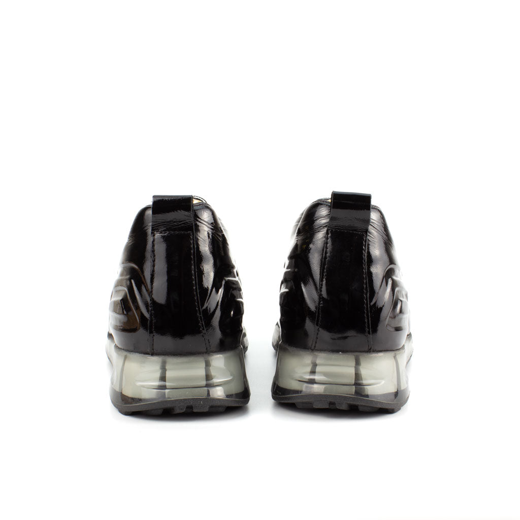 Black Patent Leather Sneaker Platform High Sole