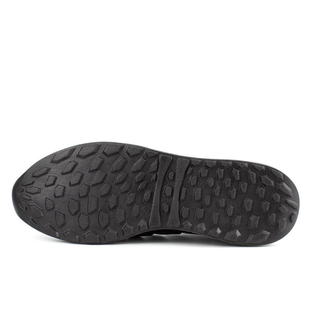 Neroflex Patent Leather Platform Sneaker — toe detail | Scarpetto