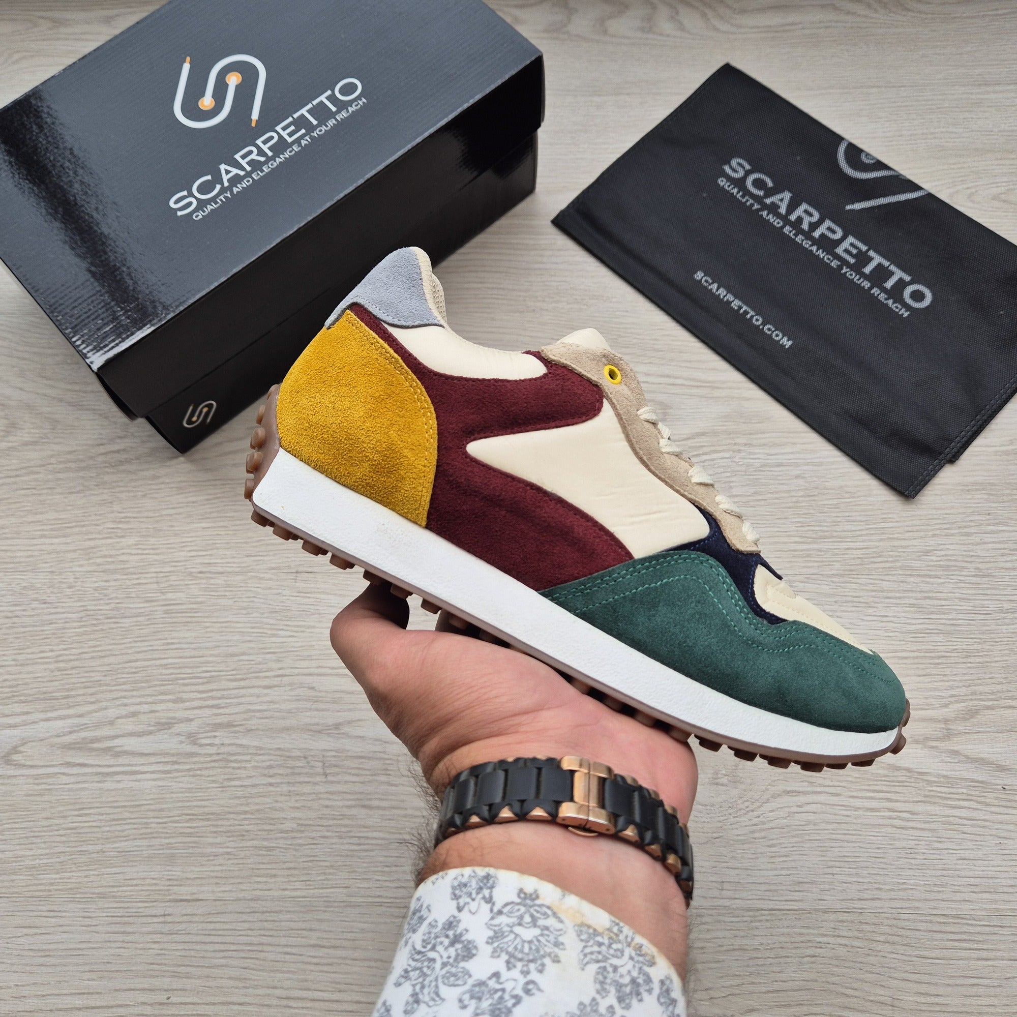 Corsa Harvest Multi Retro Running Sneaker - sole detail